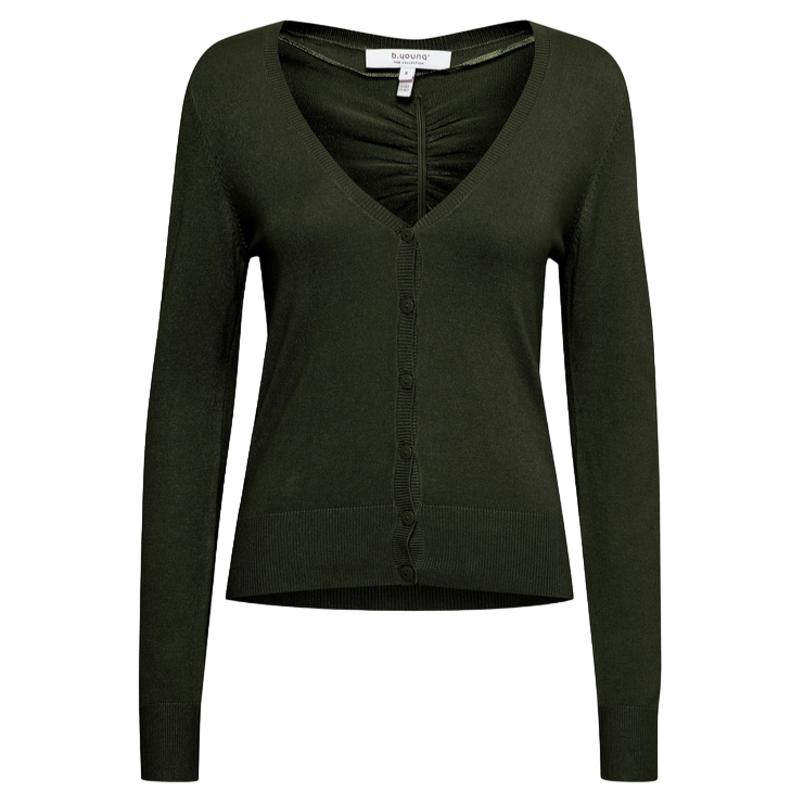 b.young Cardigan Lavorato a Maglia Pimba 20811102 190509 alghe