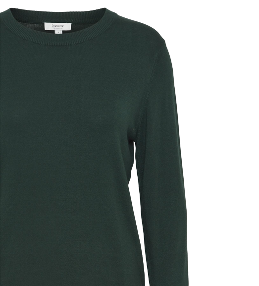 b.young Women's Long Sleeve Shirt b.young Pimba LS Jumper 20813903 195350 green