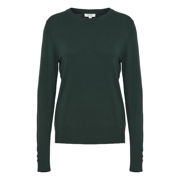 b.young Maglia a maniche lunghe da donna b.young Pimba LS Jumper 20813903 195350 verde