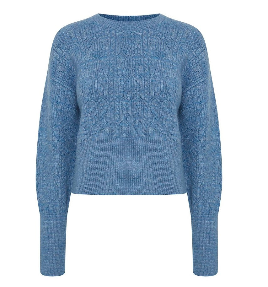 b.young Pullover Bxossa 20812051 200633 brunnera blue mix