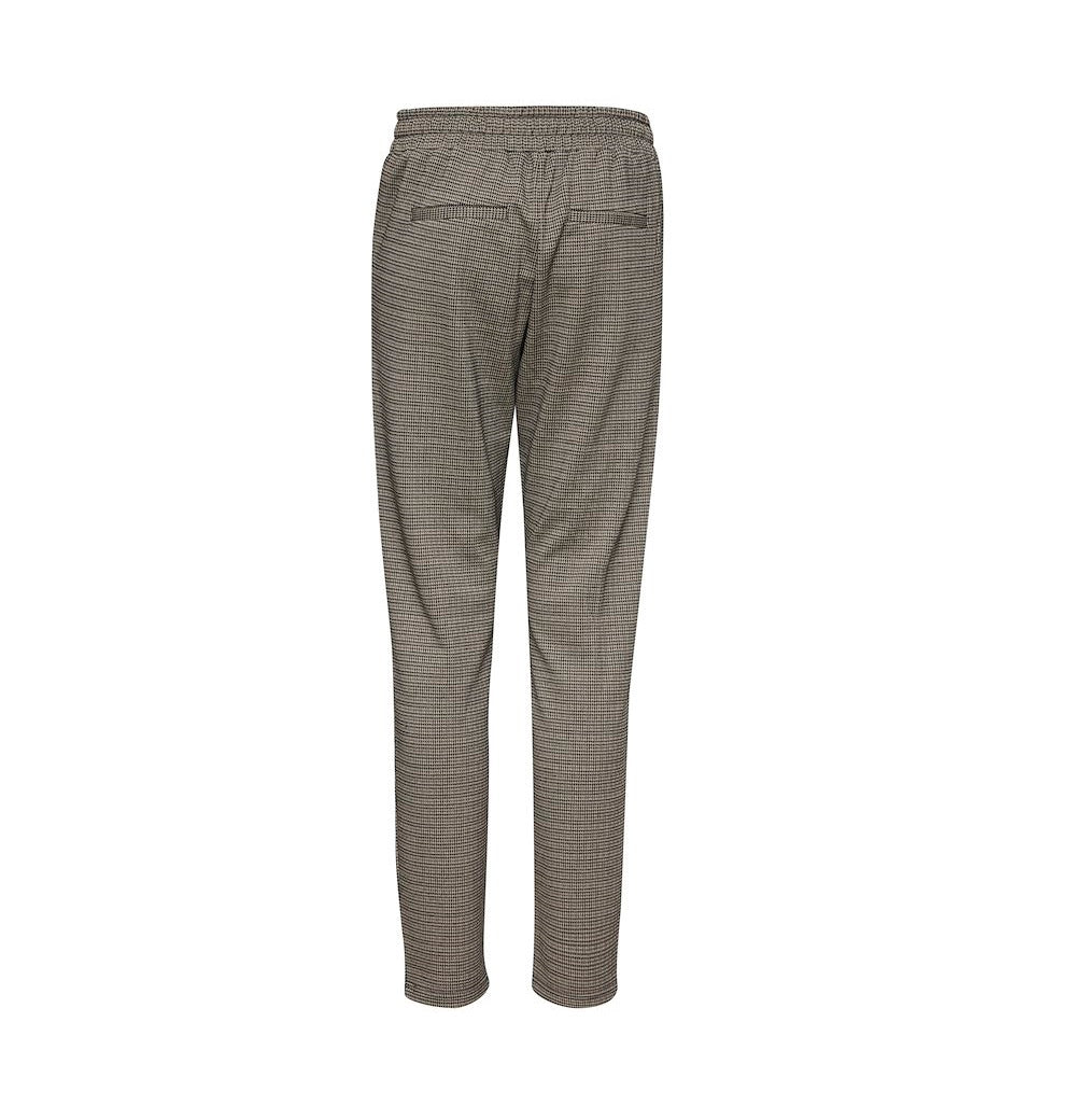 b.young women's casual trousers Bymmravna 20813953 200453 black mixed beige