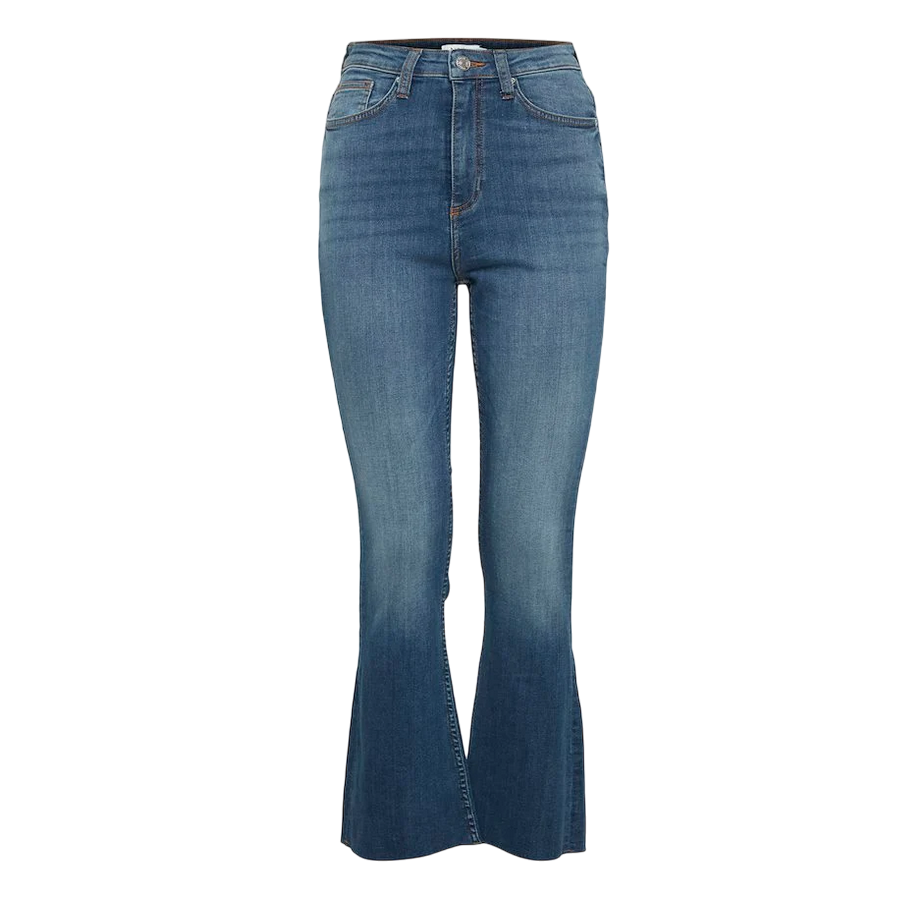 b.young women's flared jeans trousers LOLA LUNI 20814291 200461 medium blue