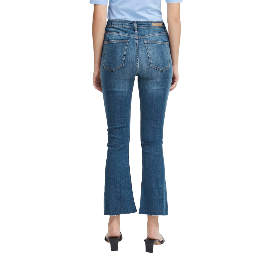 b.young women's flared jeans trousers LOLA LUNI 20814291 200461 medium blue
