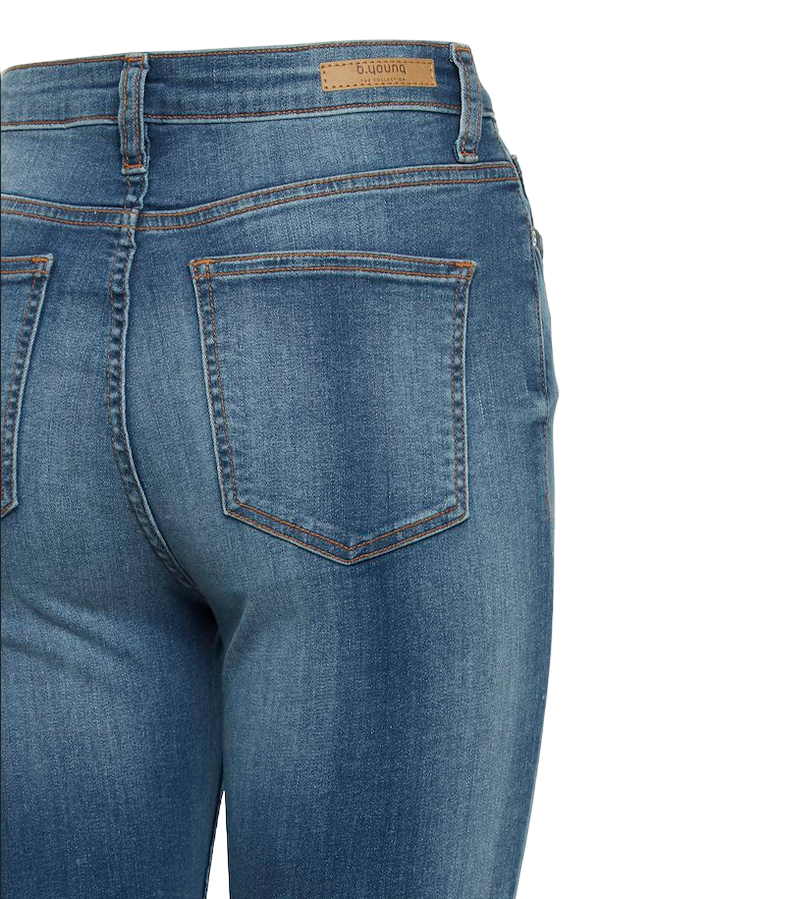b.young women's flared jeans trousers LOLA LUNI 20814291 200461 medium blue