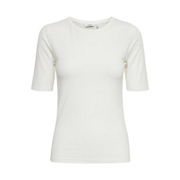b.young t-shirt da donna manica corta Pamila 20806528 80115 bianco latte