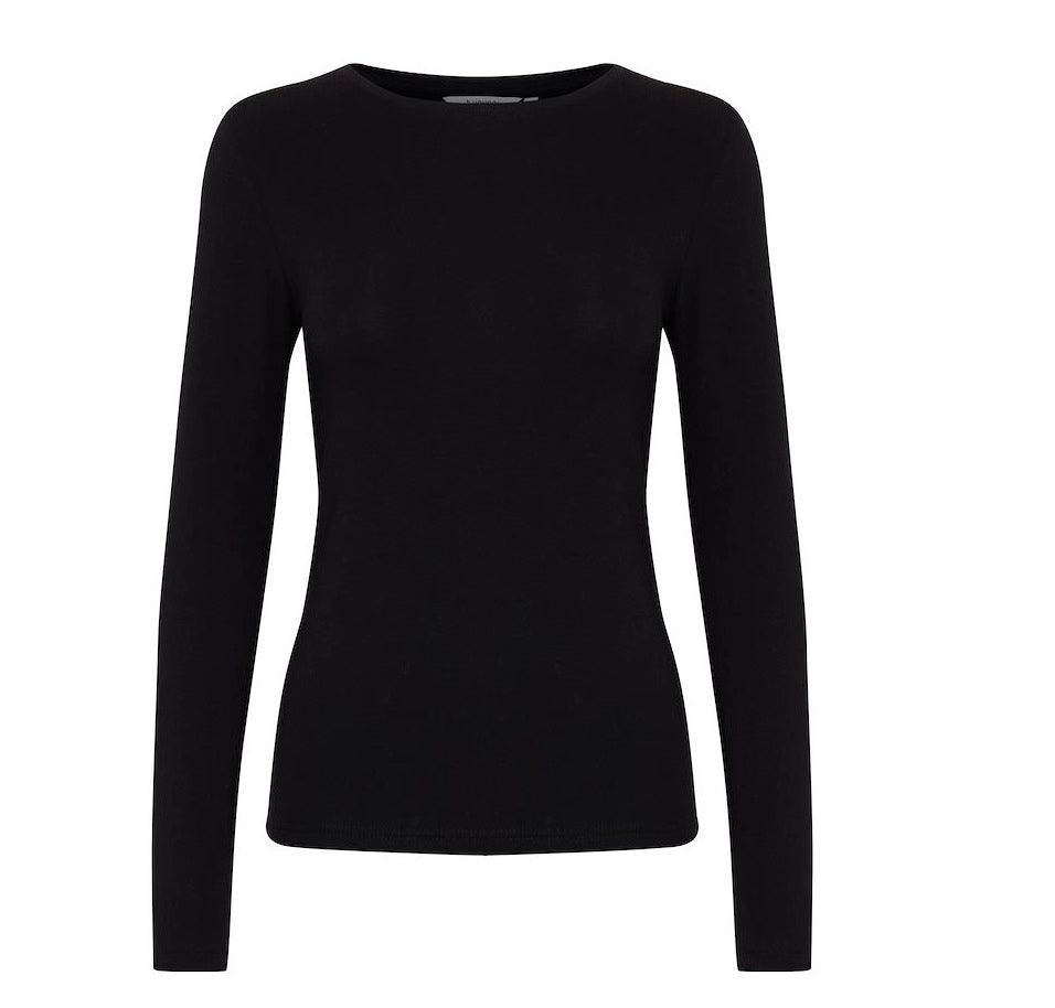 b.young t-shirt da donna manica lunga Pamila 20807594 80001 nero