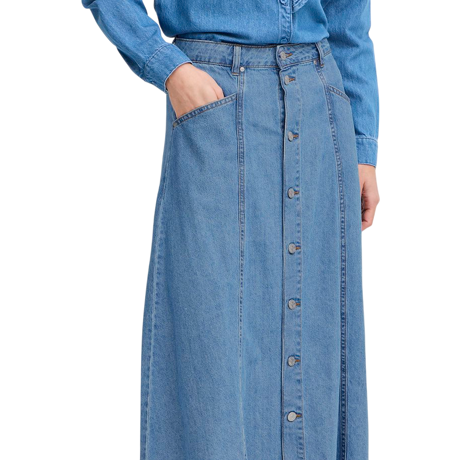 b young gonna in jeans da donna Kapuca 20816155 200461 blu chiaro
