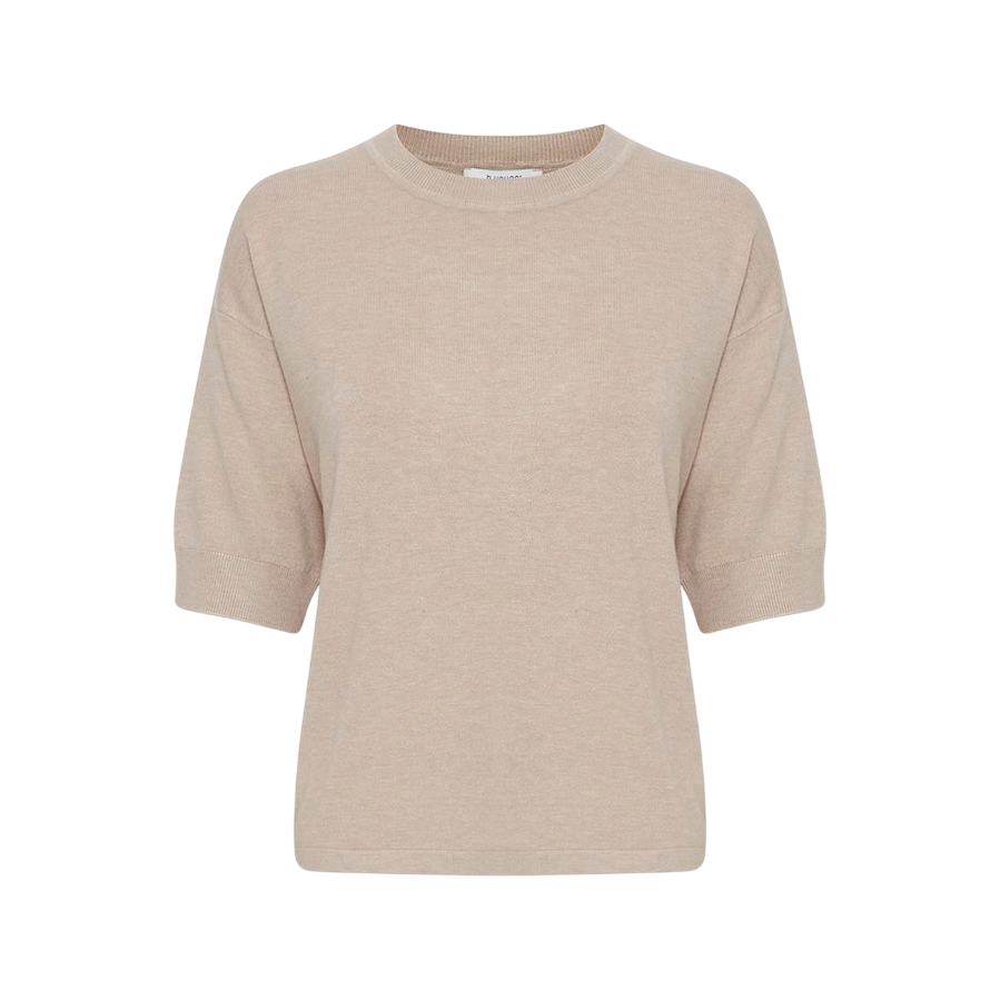 b young maglietta a righe con manica 3/4 da donna Bymmorla 20814397 20814397 ecru
