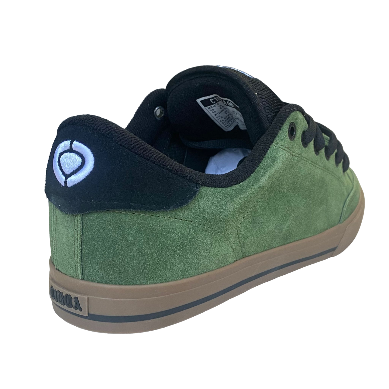 C1RCA Adrian Lopez 50 Pro green black caramel men's skateboard sneakers shoe