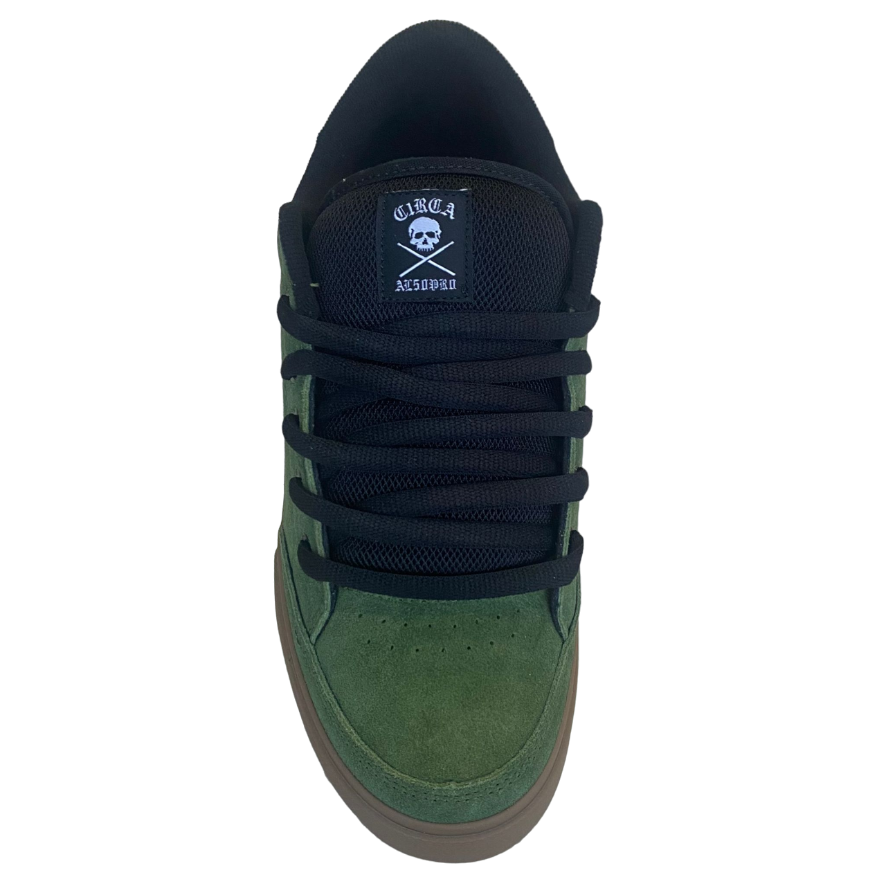 C1RCA Adrian Lopez 50 Pro green black caramel men's skateboard sneakers shoe