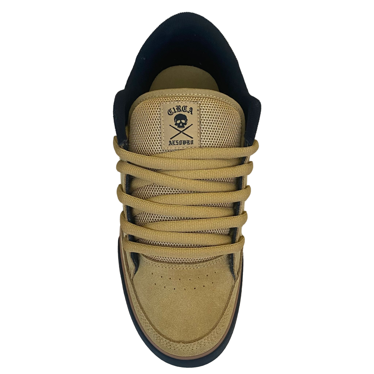 C1RCA Adrian Lopez 50 Pro honey black caramel men's skateboard sneakers shoe