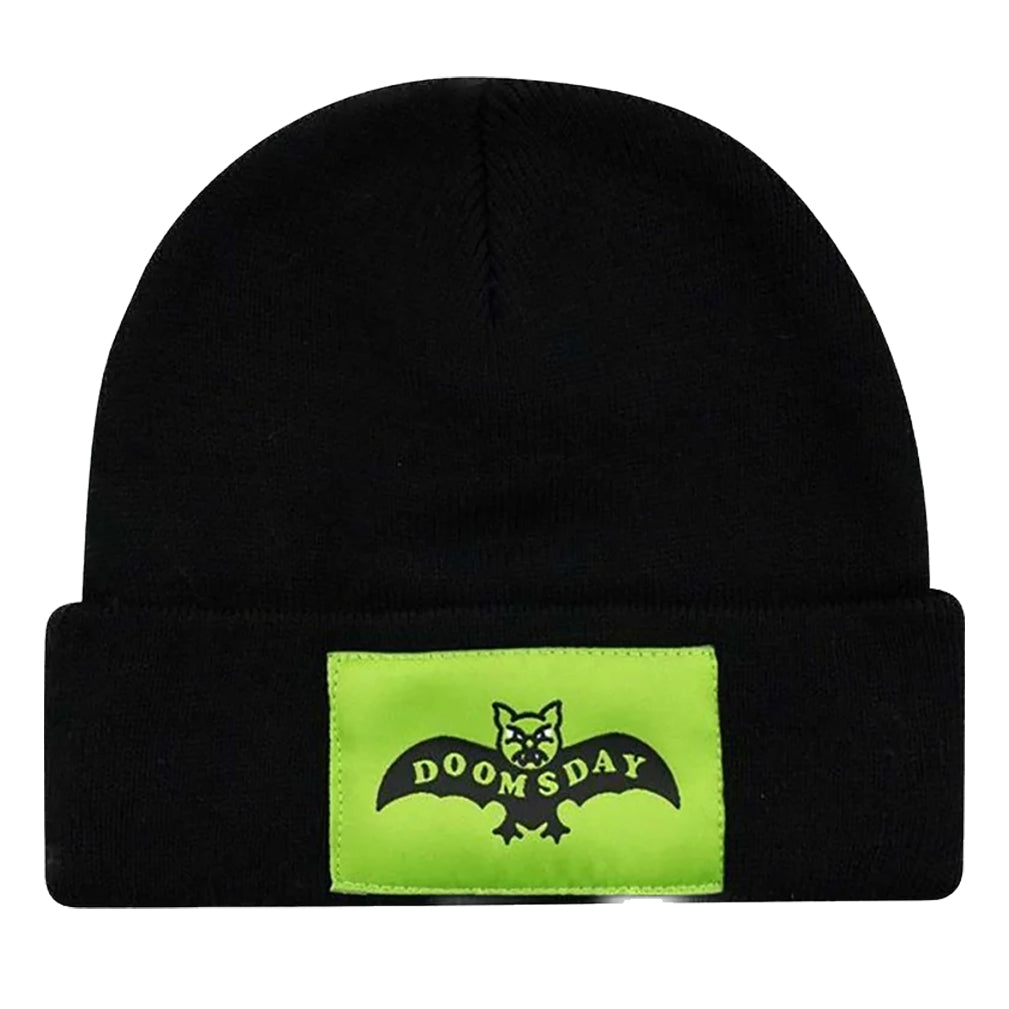 Doomsday Fat Bat adult beanie cap in black