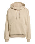 felpa Adidas cappuccio sabbia vestibilità ampia