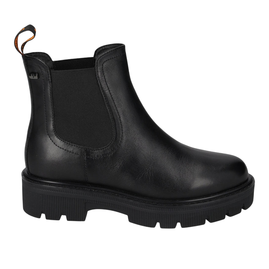 Valleverde – Calzatura Donna Polacco 36160 Vitello Nero | Stivaletto Elegante e Comodo per l’Autunno/Inverno