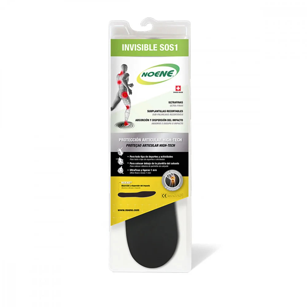 Noene Invisible SOS1 Sottoplantari Antishock e antivibrazione ritagliabili