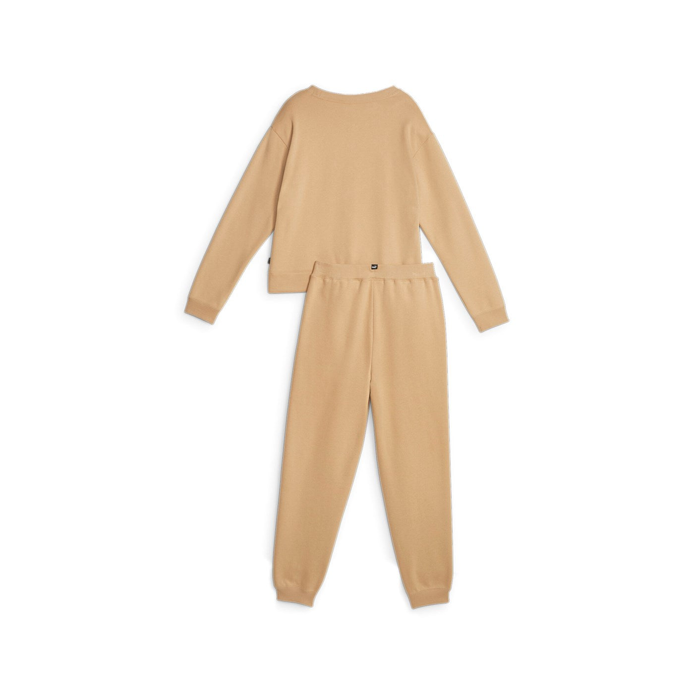 Puma Tuta Sportiva da ragazza Felpa girocollo e pantalone con elastico 670734-84 tortora