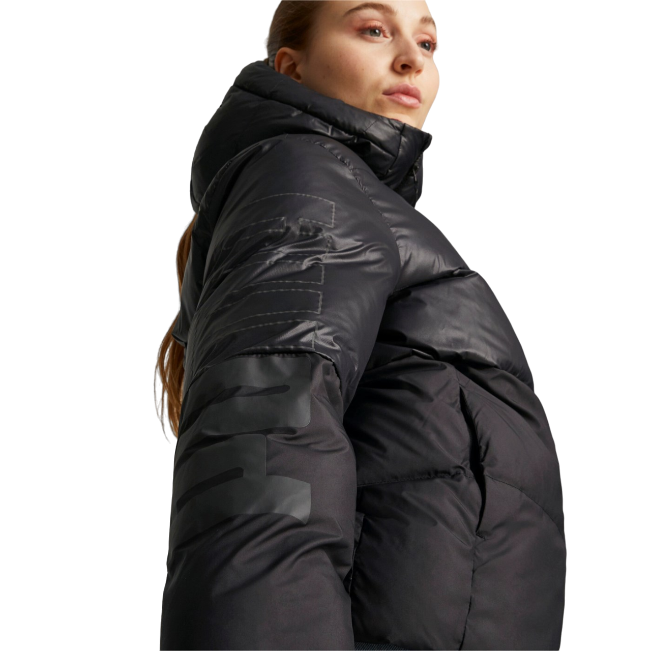 Puma Power women's hooded down jacket 675374-01 black