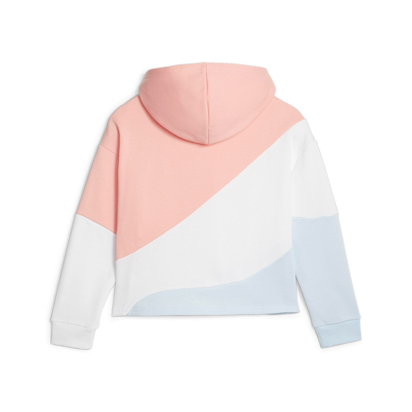 Puma Felpa con cappuccio da ragazza Power 677992-69 rosa-bianco celeste