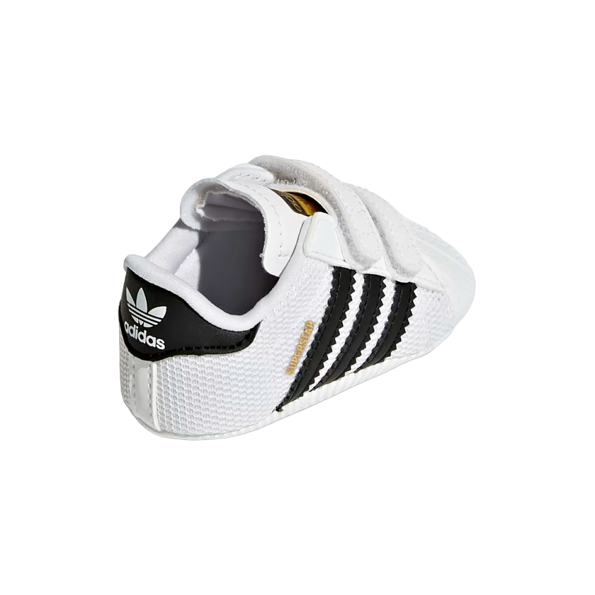 Adidas Original scarpetta da culla Superstar Crib S79916 bianco nero