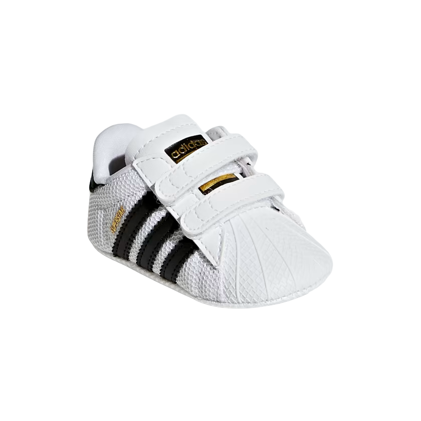 Adidas Original scarpetta da culla Superstar Crib S79916 bianco nero