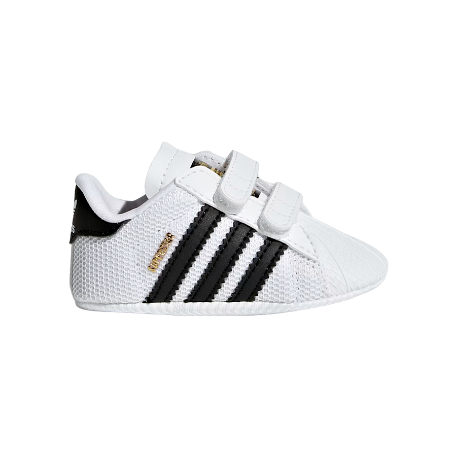 Adidas Original scarpetta da culla Superstar Crib S79916 bianco nero