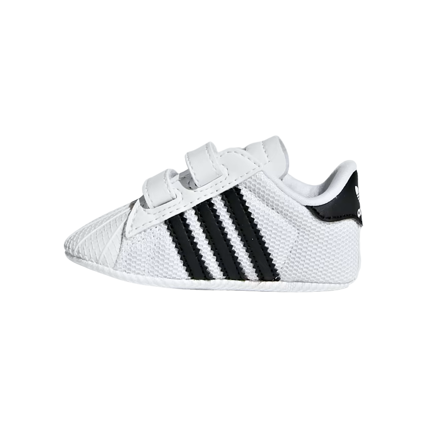 Adidas Original scarpetta da culla Superstar Crib S79916 bianco nero