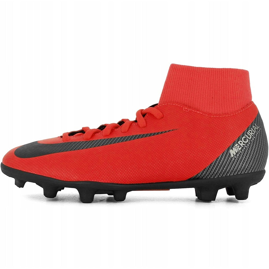 Nike scarpa da calcio da uomo Superfly 6 Club CR7 FG/MG AJ3545 600 cremisi-nero