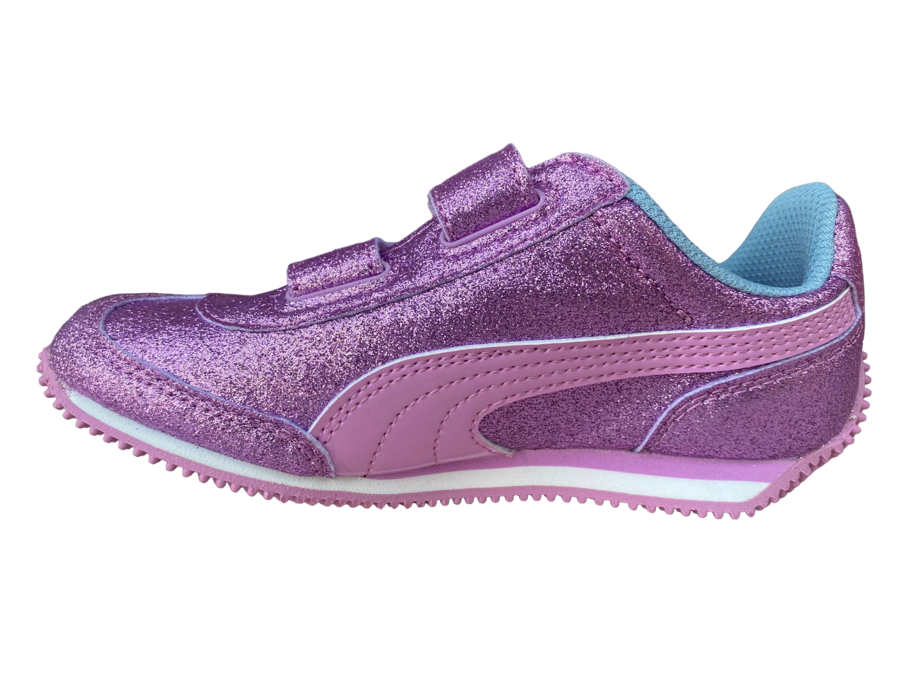 Puma girls' sneakers with velcro Whirlwind Glitz V PS 363973 10 orchid