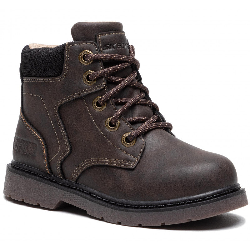 Skechers Scarponcino da ragazzo Rivitz Bardley 405641L/CHOC cioccolato