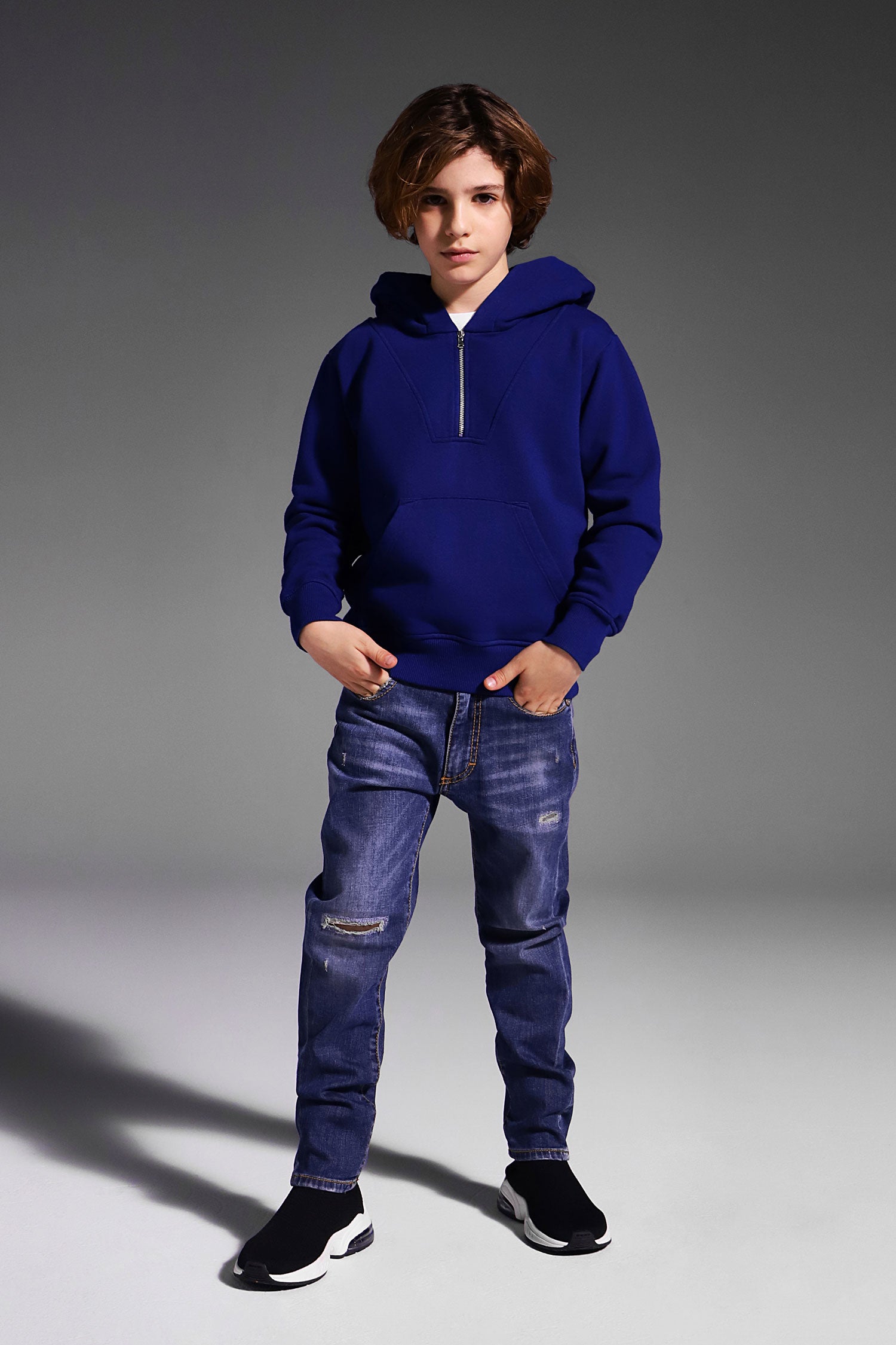 Please Jeans Baggy A vita Bassa PHC2B44B33 blu denim