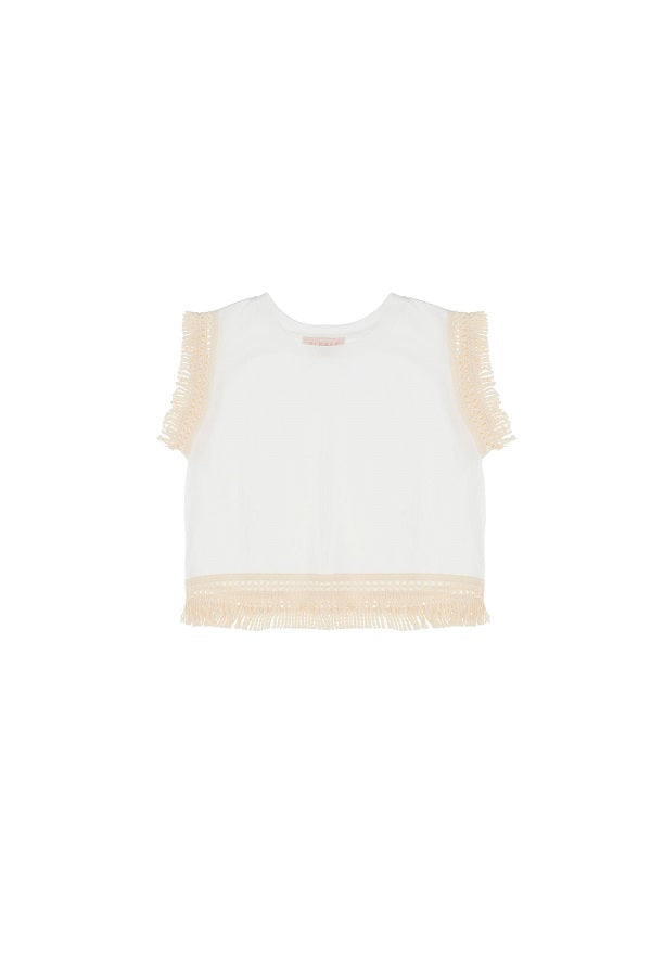 Please T-shirt MQ02030G38 off white