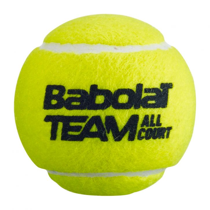 Babolat box of 18 tubes of tennis balls Team AC X4 Team All Court X 4 Fedas 179297 yellow