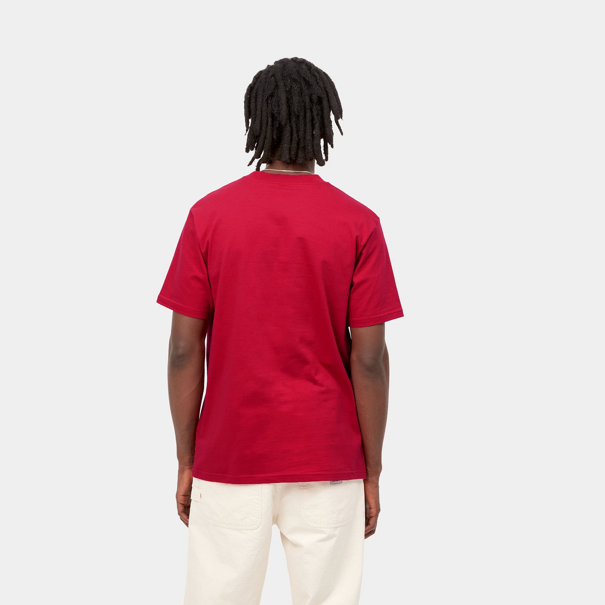 Carhartt Men's short sleeve T-shirt Sing Painter I030172 177 XX 03 red
