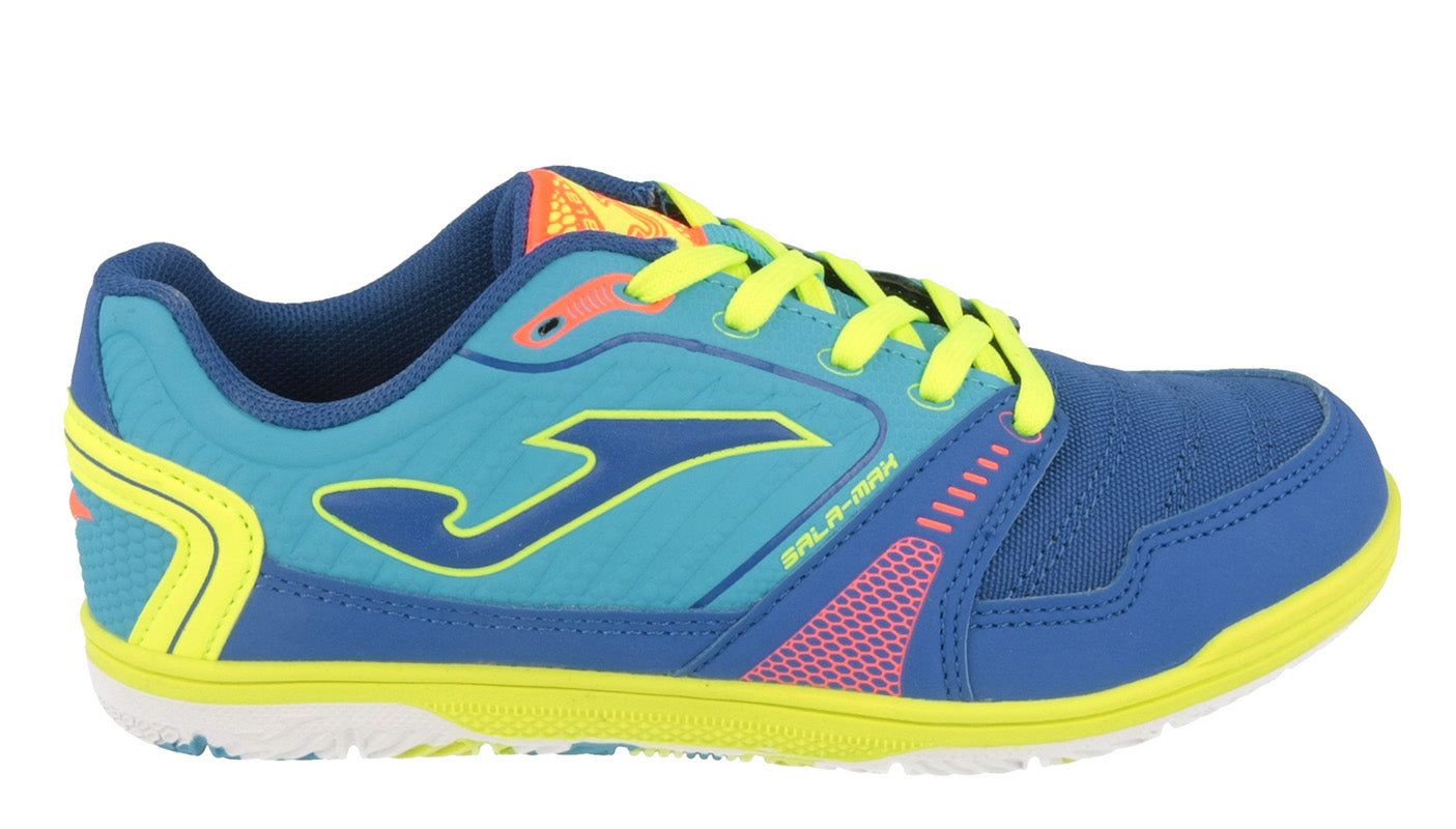 Joma scarpa da indoor da junior Sala Max 604 SMAJS.604.PS blue-turquoise