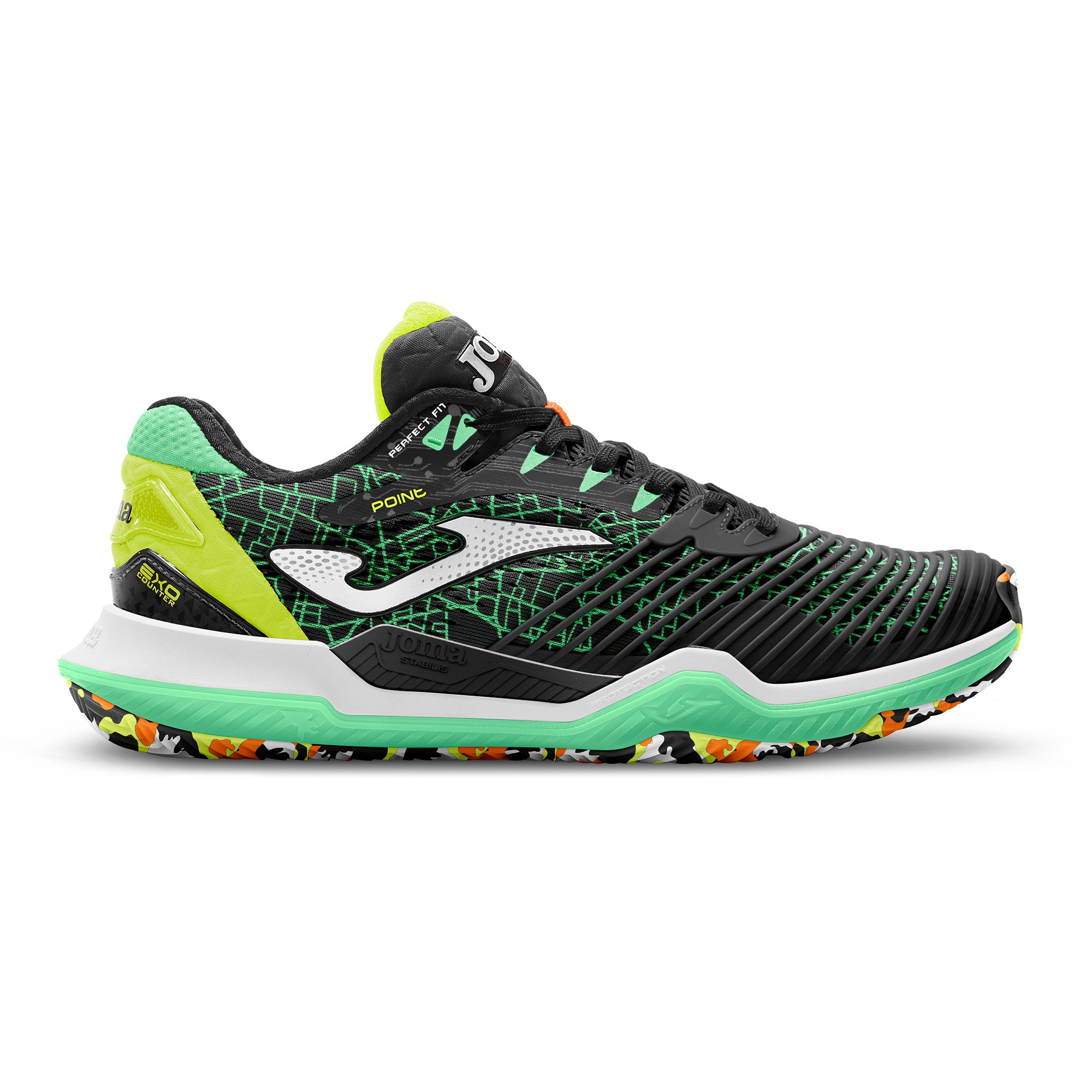 Joma men's tennis shoe T. Point 2201 TPOINW2201T black-green