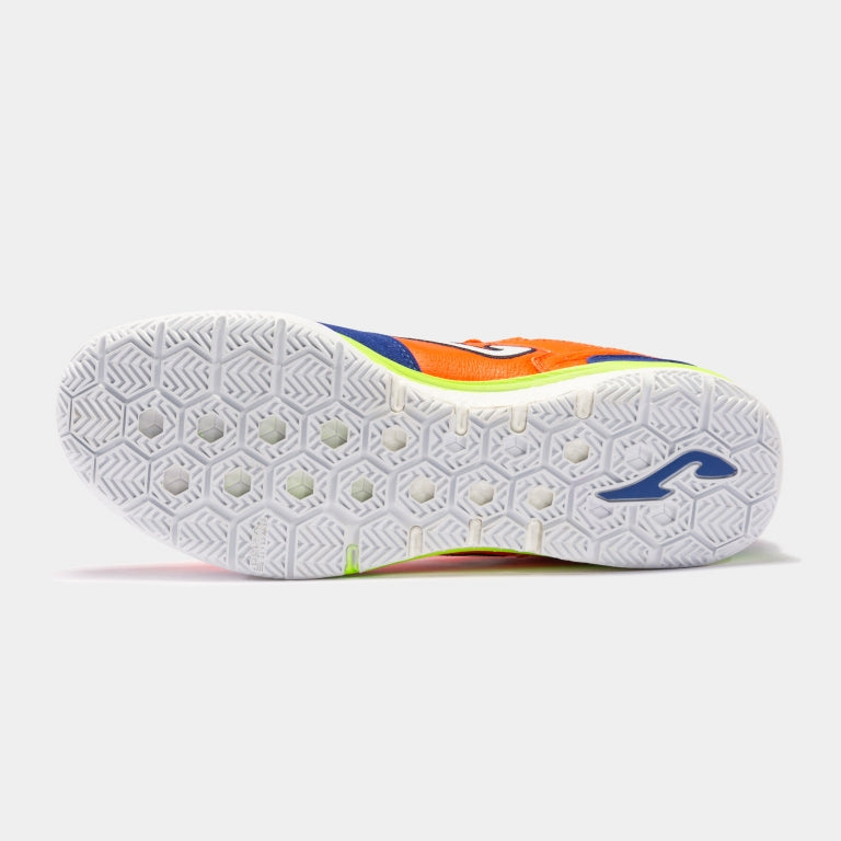 Joma Top Flex Rebound 2207 orange fluor-royal indoor soccer shoe