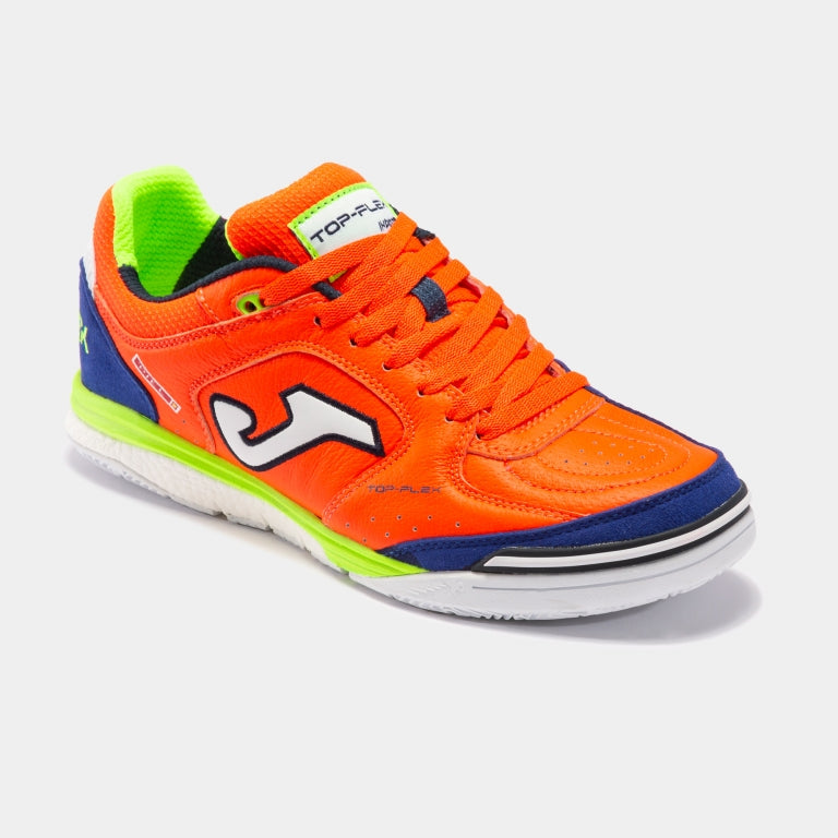 Joma Top Flex Rebound 2207 orange fluor-royal indoor soccer shoe