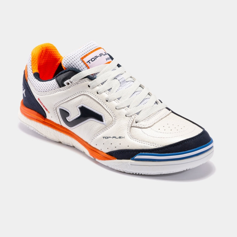 Joma Men's indoor soccer shoe Top Flex Rebound 2232 white-blue