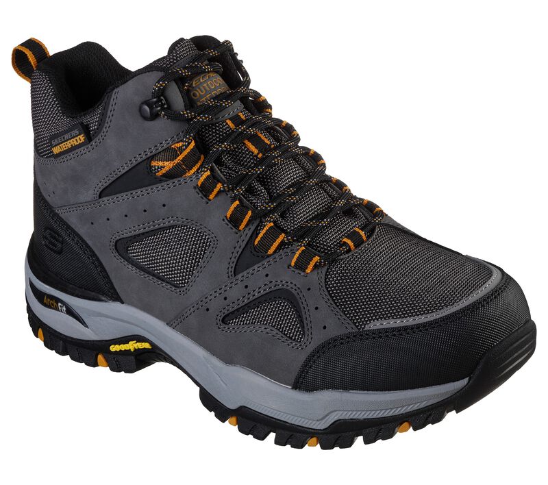 Skechers scarpa da uomo da outdoor Arch Fit Dawson Millard 204628/CHAR carbone