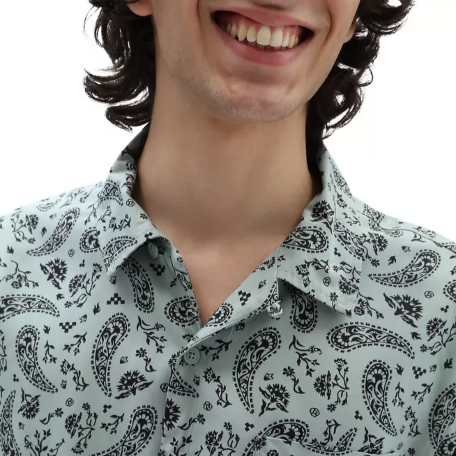 Vans Bandana Paisley short sleeve shirt VN0A5KMOYV2 green milieu
