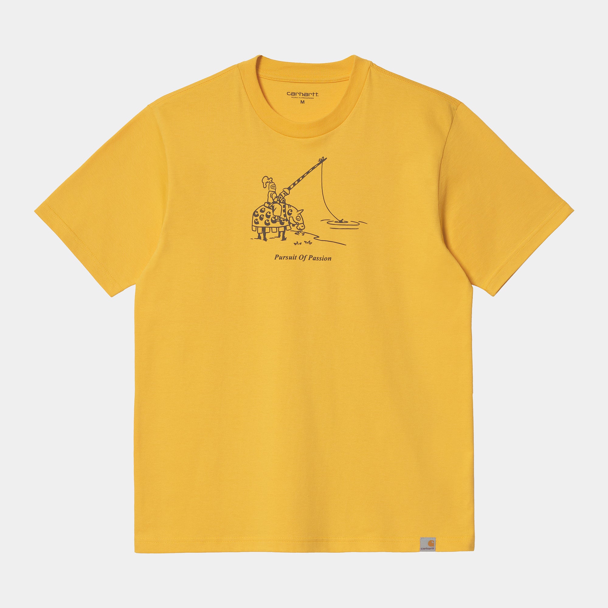 Carhartt men's short sleeve T-shirt Jousting I030195 15 yellow