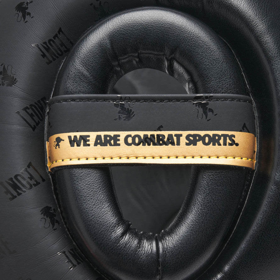 Leone Casco Boxe DNA CS444 Nero: Protezione Anti-Shock e Stile Elegante