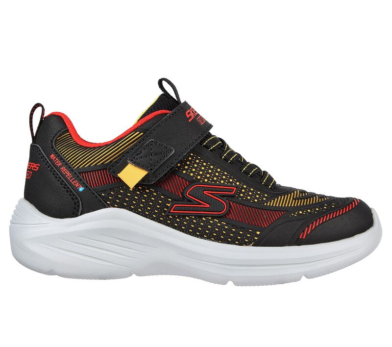 Skechers scarpa da ginnastica da bambino Hyper Blitz Hydro Tronix 403861L/BKRD nero rosso