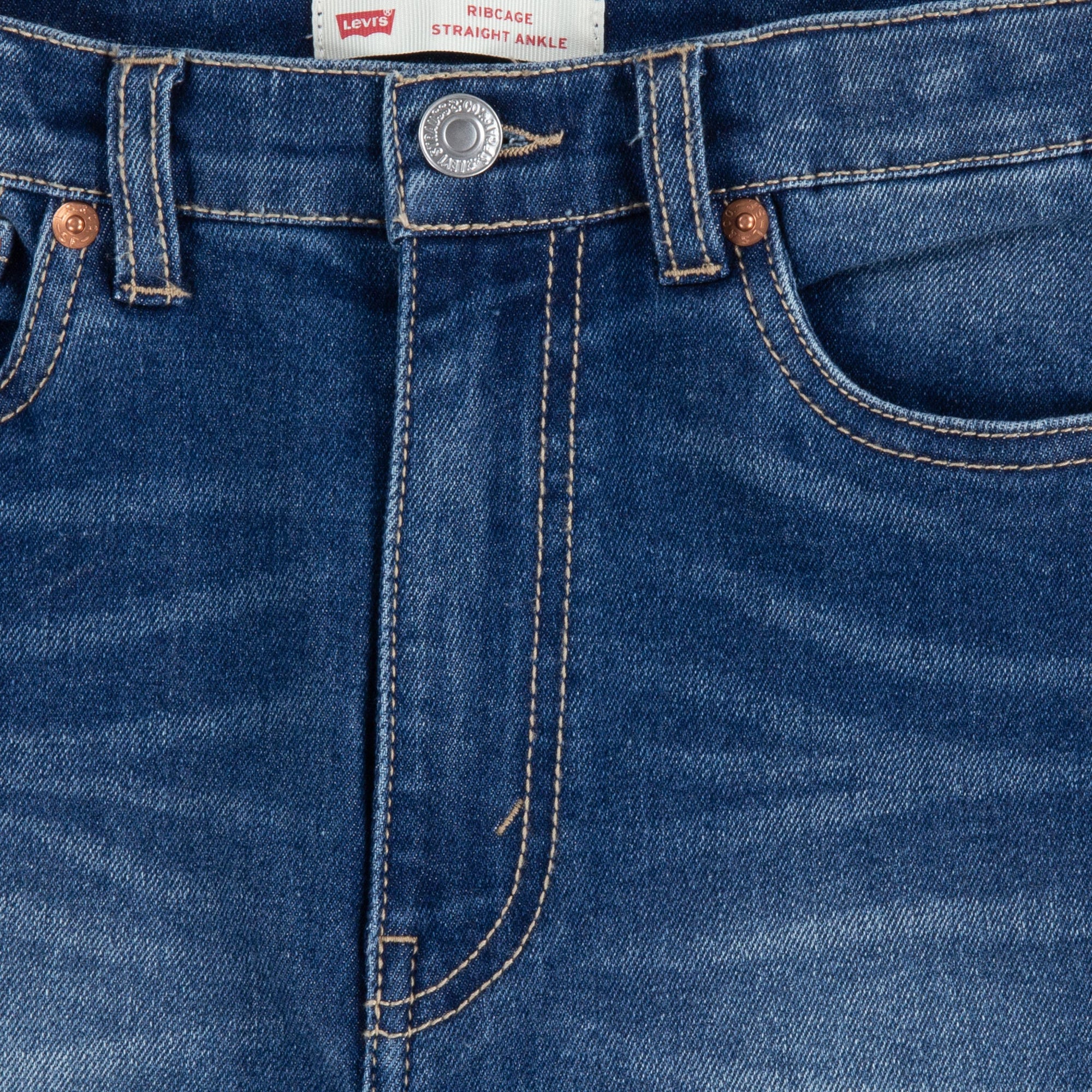 Levi's Kids Ribcage Jeans Trousers 4EC609-D0G all the feels