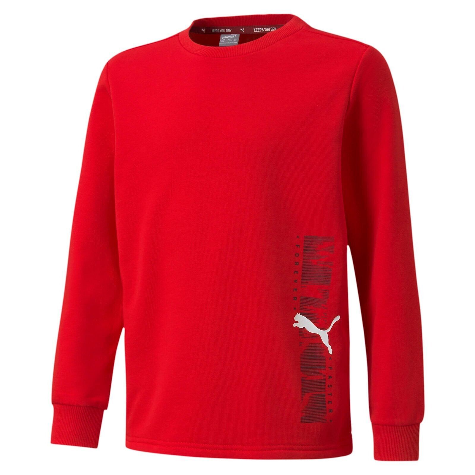 Puma boys' crewneck sweatshirt Active Sport Crew TR B 589201 11 red