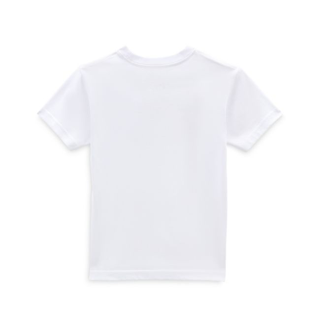 Vans maglietta manica corta da bambino Flame VN0A5KPFWHT bianco