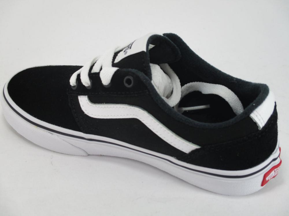 Vans scarpa sneakers da ragazzi Chapman Stripe VN0A349SIJU nero-bianco
