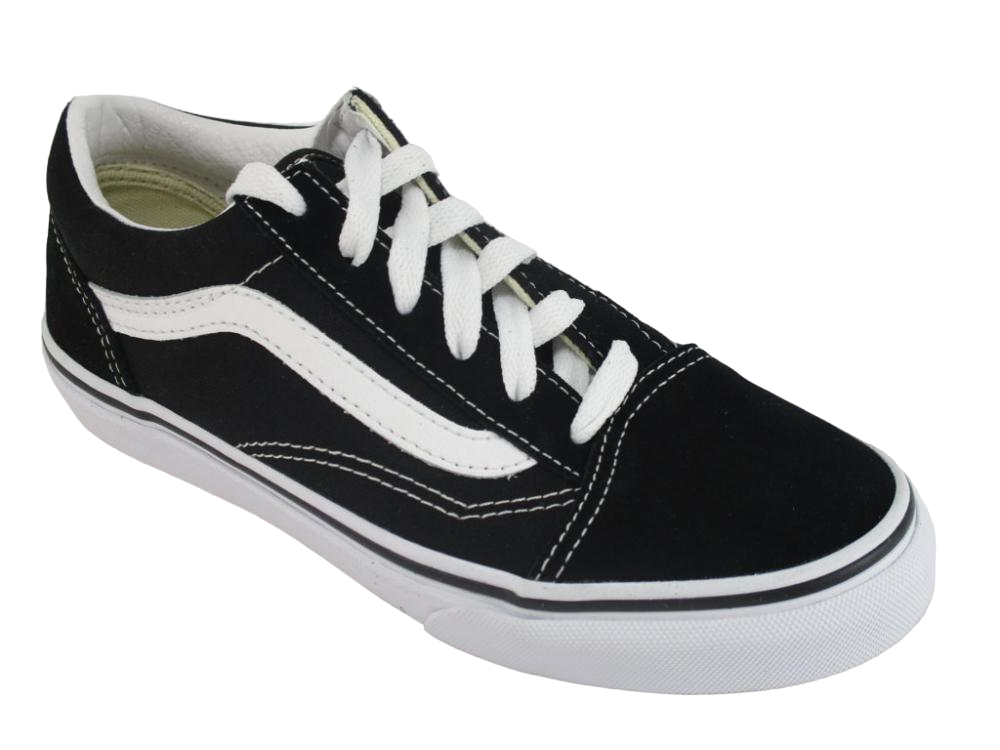 Vans scarpa sneakers da ragazzi Old Skool VN000W9T6BT1 nero-bianco