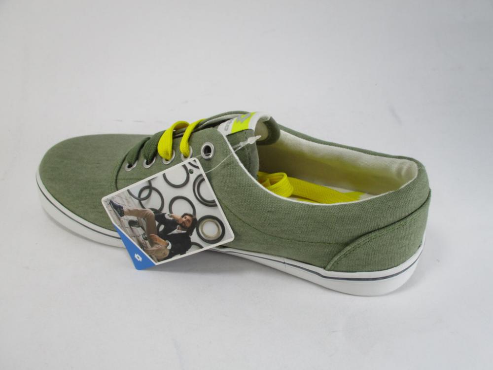 Lotto men's canvas sneakers shoe 80 S R6343 green