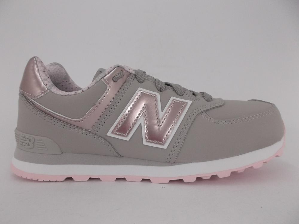 New Balance sneakers da ragazza KL574F1G beige gold